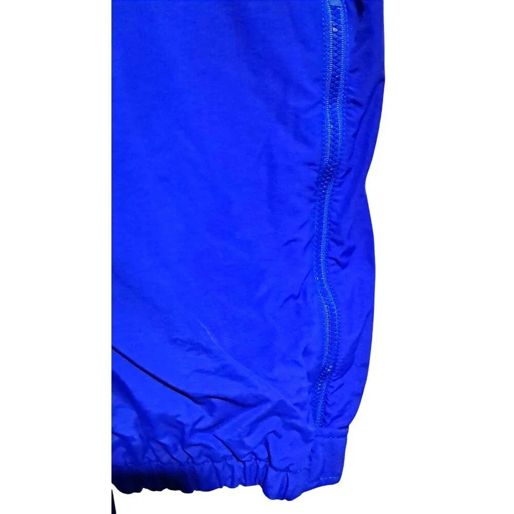 Sportif Nylon Pants Mens Size 36 Blue Elastic Waist Windproof Lightweight Ultrex